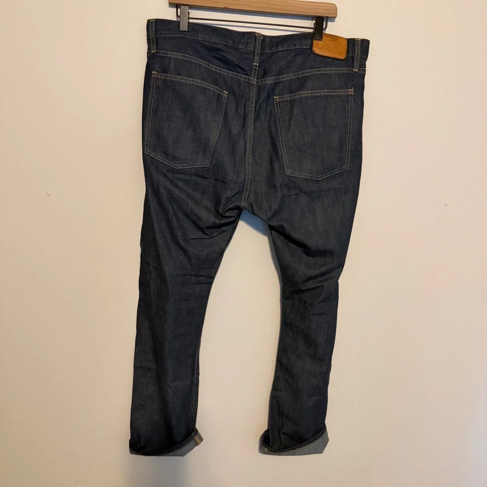 Taylor Stitch Selvedge denim slim fit jeans indigo wash 36 classic casual blue